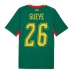 Maillot de foot Sénégal Pape Gueye #26 Extérieur vêtements Monde 2026 Manches Courtes